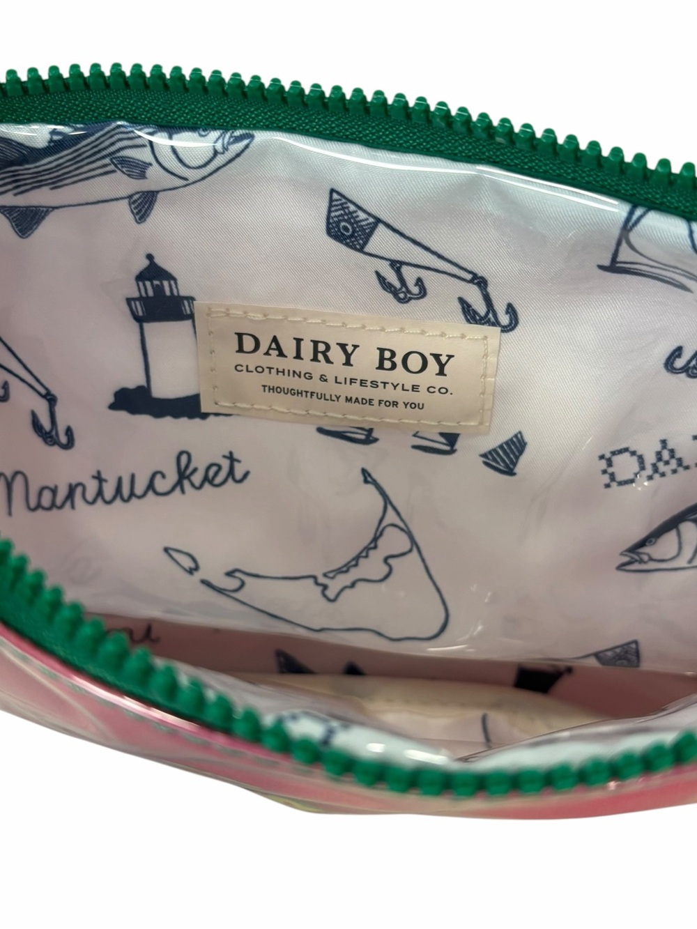 Dairy Boy | Shell & Sail | Neon Fish Bag | NEW - Picture 5 of 6